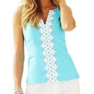 lilly pulitzer magnolia halter top